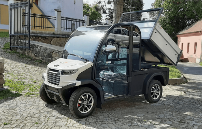 Veicolo elettrico omologato 2 posti + Cassone- Italcar NEV L2S.6 - immagine 2